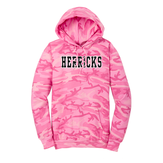 Port & Company® Core Fleece Camo Pullover Hooded Sweatshirt, Printed