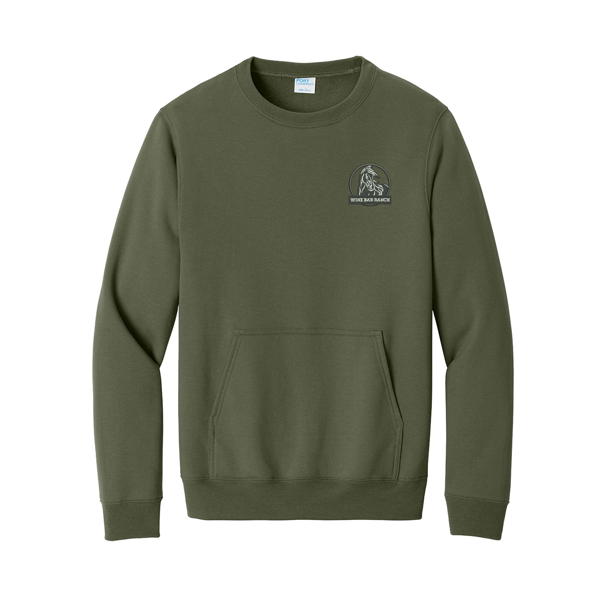 Port & Company® Core Fleece Crewneck Pocket Sweatshirt