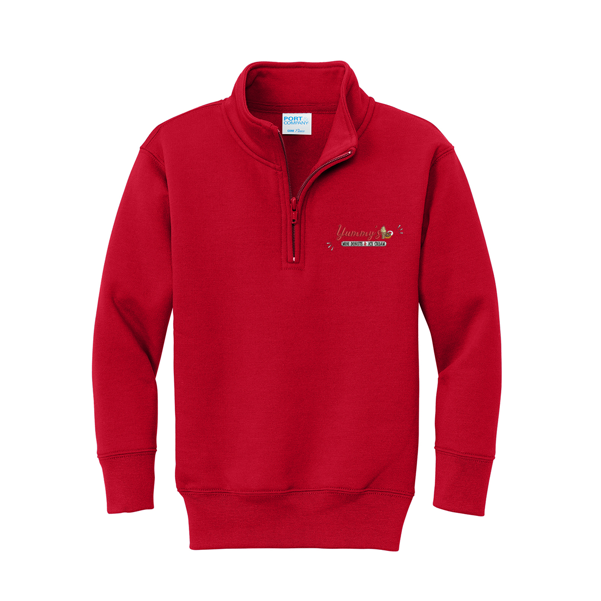 Port & Company ® Youth Core Fleece 1/4-Zip Pullover Sweatshirt