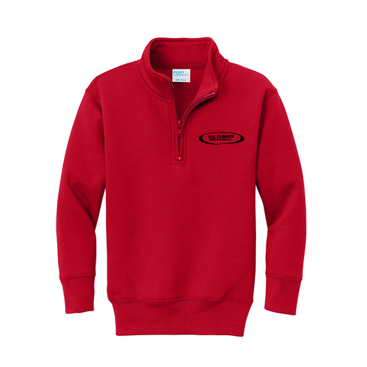 Port & Company ® Youth Core Fleece 1/4-Zip Pullover Sweatshirt, Printed