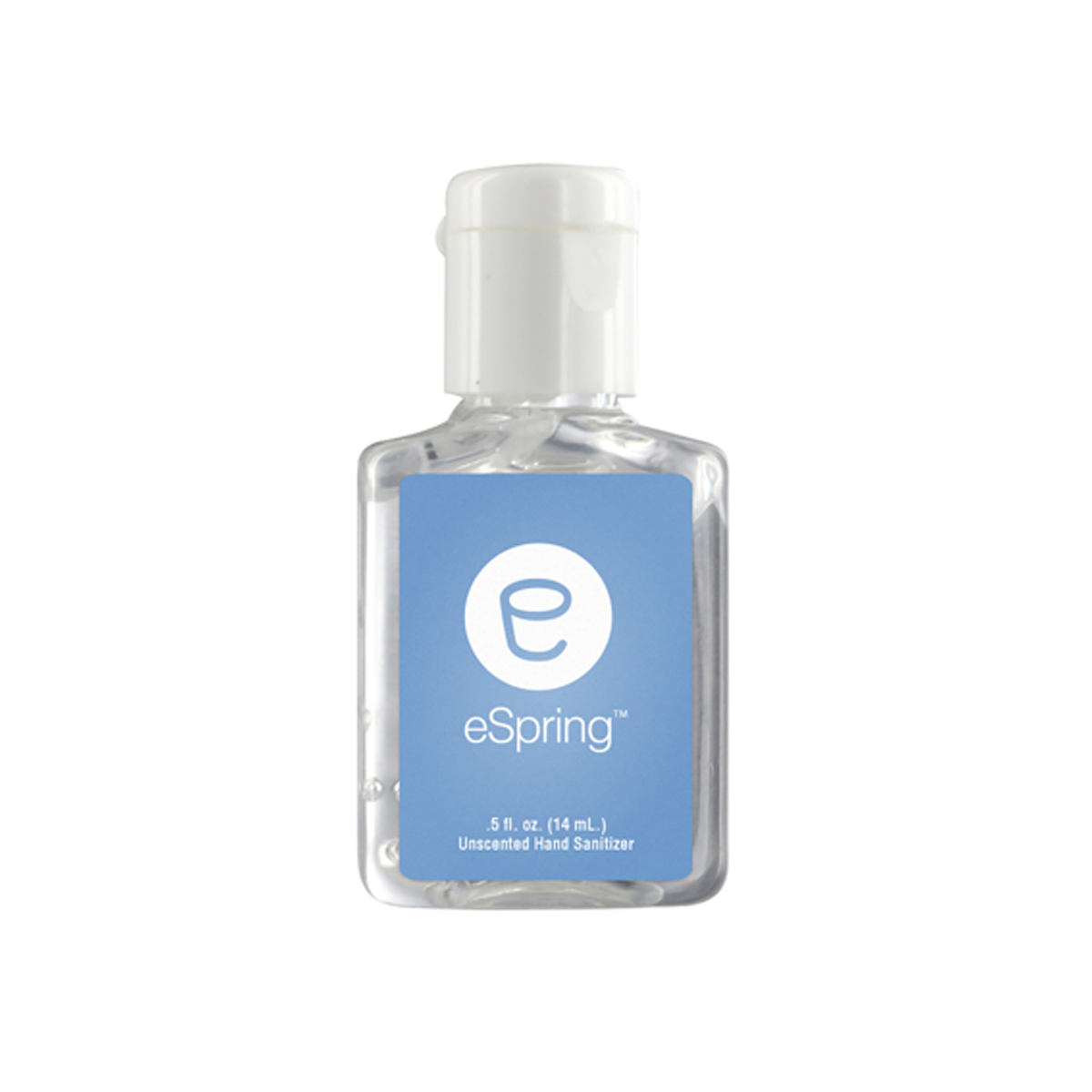 0.5 oz. Clear Sanitizer in Clear Bottle, Full Color