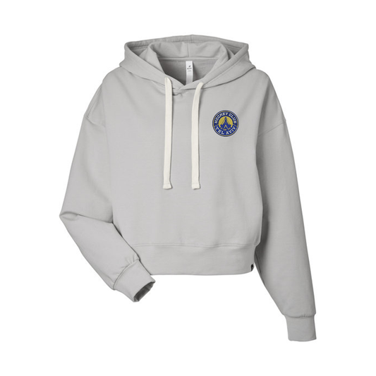 pdp1725 Glyder Ladies' Vintage Oversized Cropped Hooded Sweatshirt