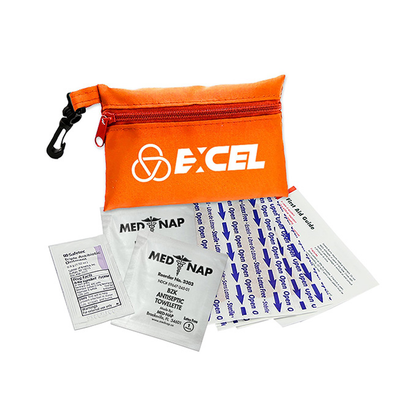 Zip Tote First Aid Kit, Screen Print