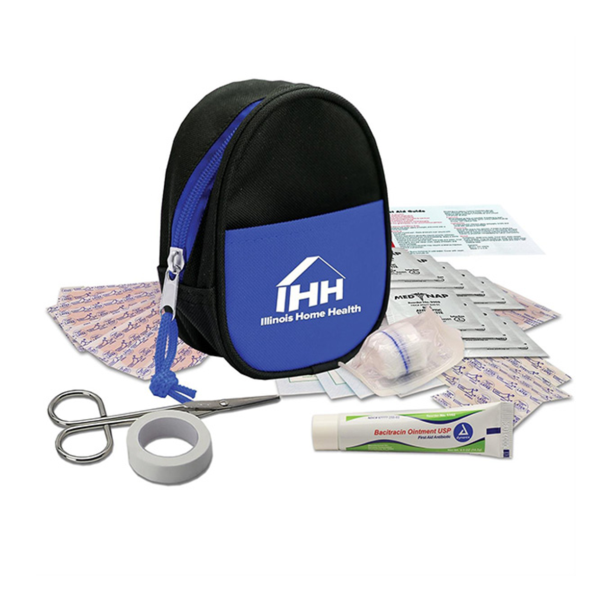 Zipper Tote First Aid Kit, Screen Print