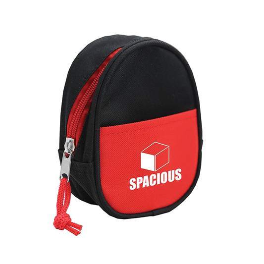 Refillable Zip Tote with Belt Strap, Screen Print