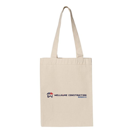 Heavy Canvas Gusset Shopping Tote Bag, Printed