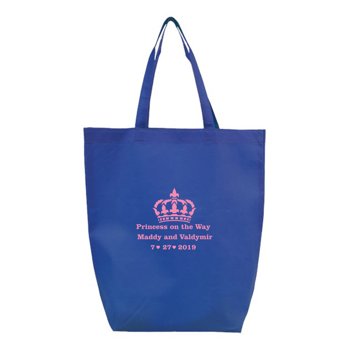 Non-Woven Economical Tote Bag with Bottom Gusset, Printed