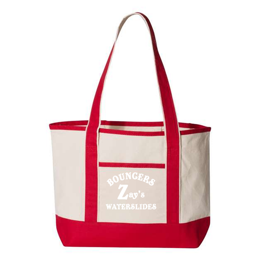 Heavy Canvas Small Deluxe Tote Bag, Full Color