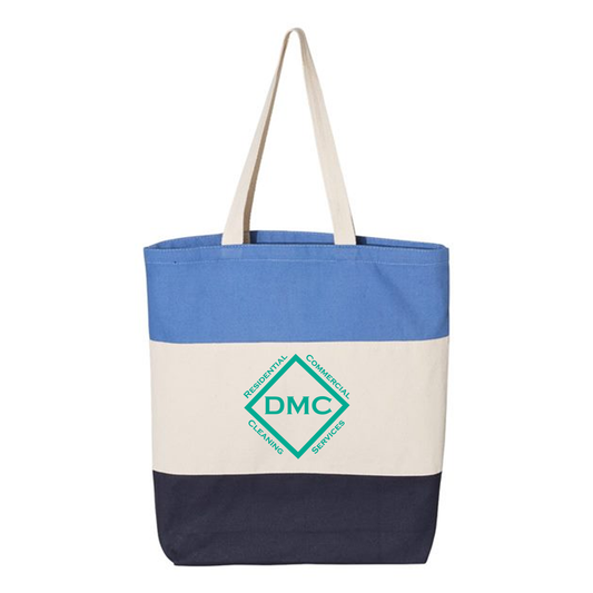 Heavy Canvas Tri-Color Promotional Tote Bag, Printed