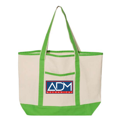 Heavy Canvas Large Deluxe Tote Bag, Full Color