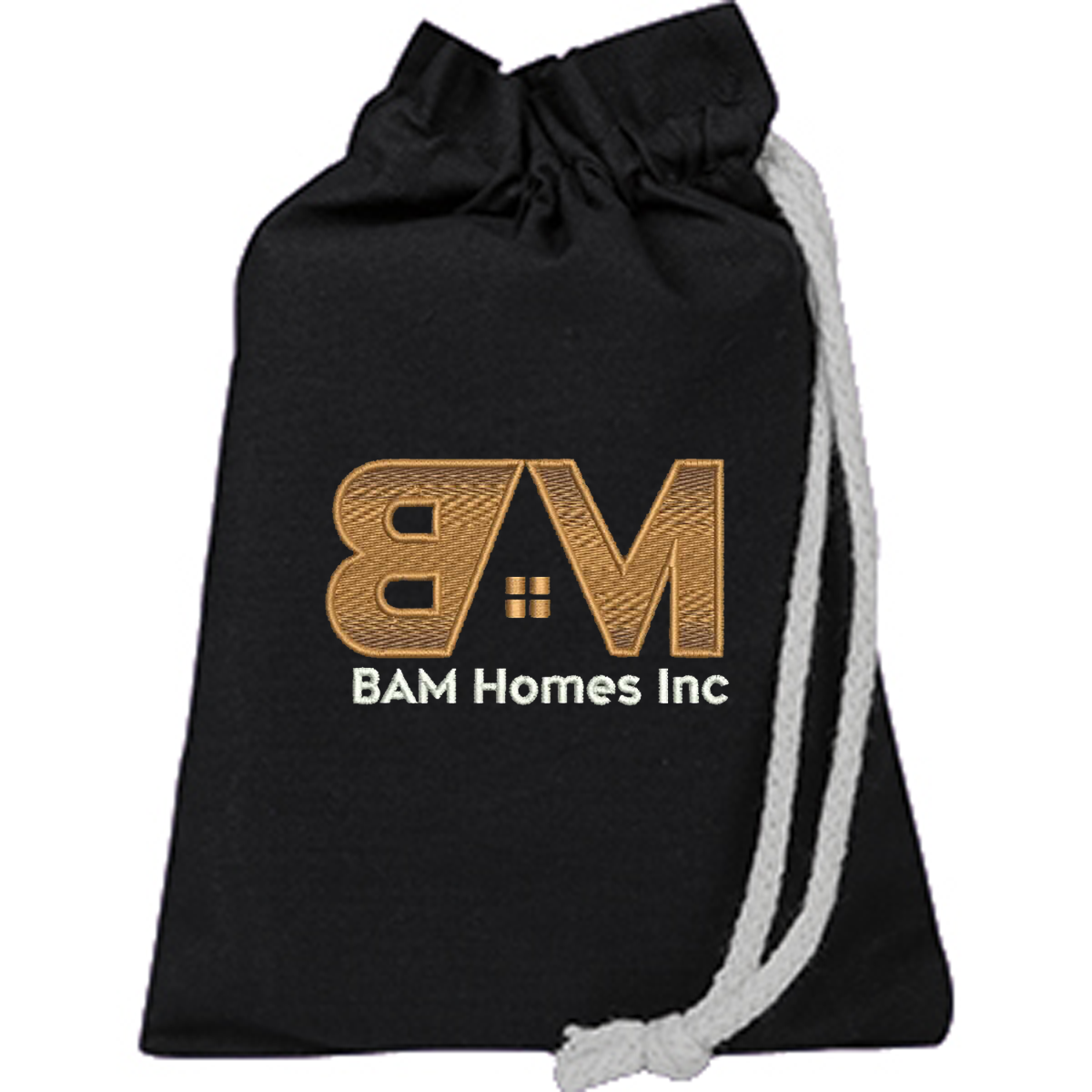 Q-tees Passport Drawstring Bag