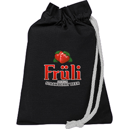 Q-tees Passport Drawstring Bag, Printed