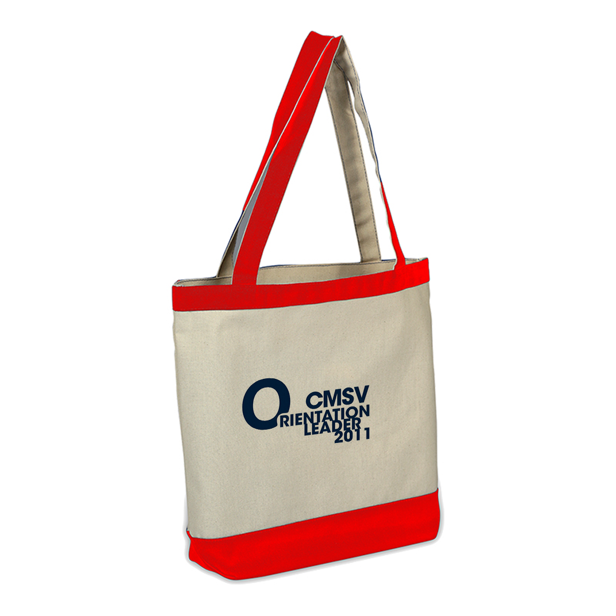Canvas Color Accent Tote