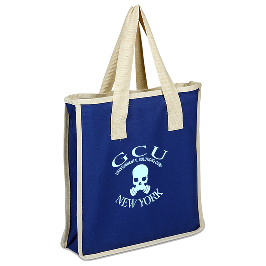 Colored Canvas Shopping Bag, Printed
