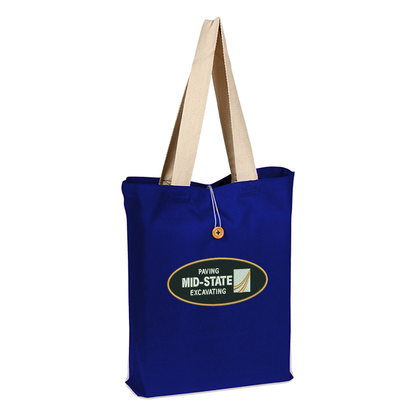 Colored Button-Up Tote