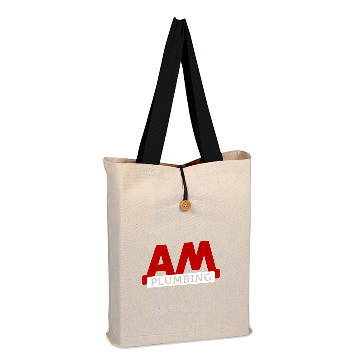 QTEES BUTTONUP TOTE W C HANDLE, Full Color