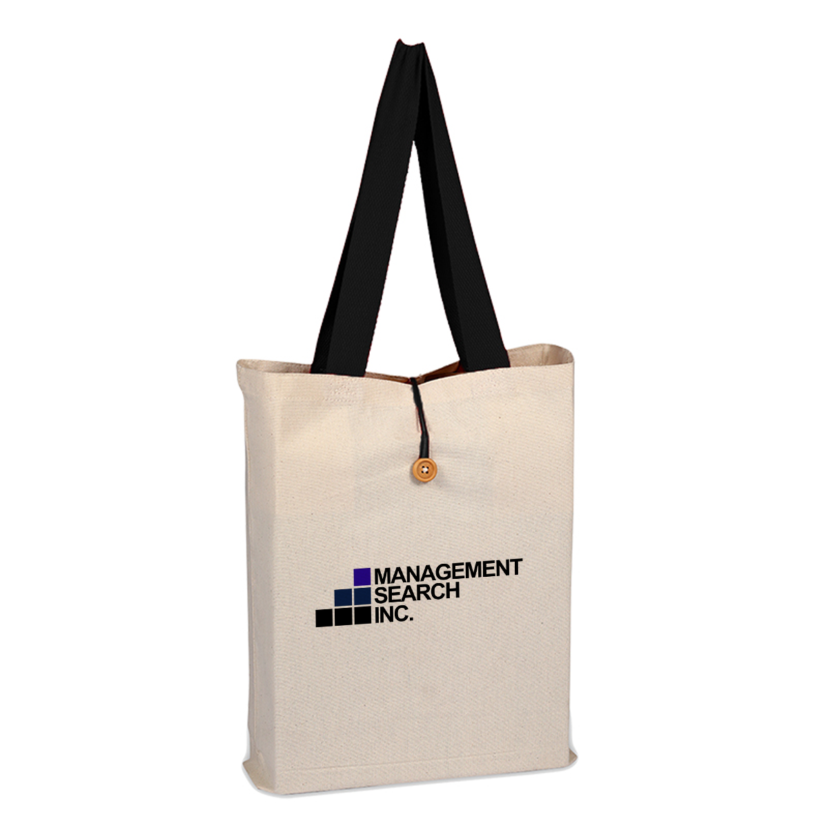 QTEES BUTTONUP TOTE W C HANDLE