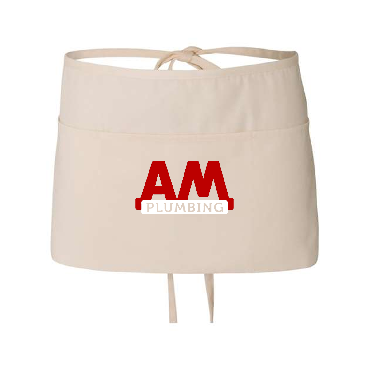 Waist Apron with 3 Pockets, Full Color