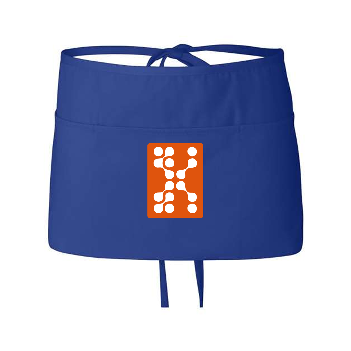 Waist Apron with 3 Pockets, Printed