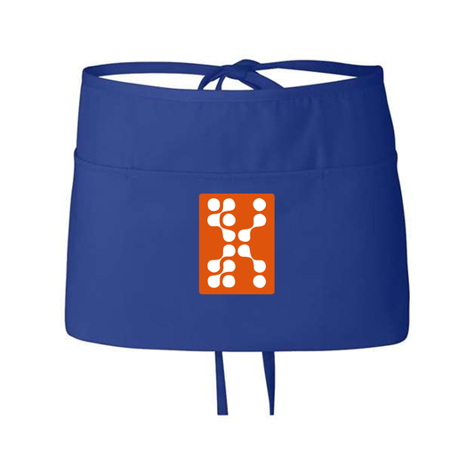 Waist Apron with 3 Pockets, Printed