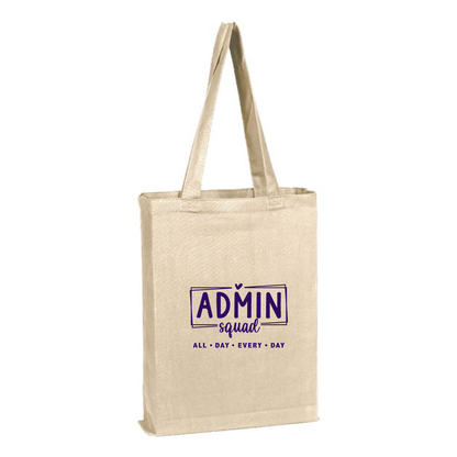 Canvas Gusset Promotional Tote | Full Color Logo Included
