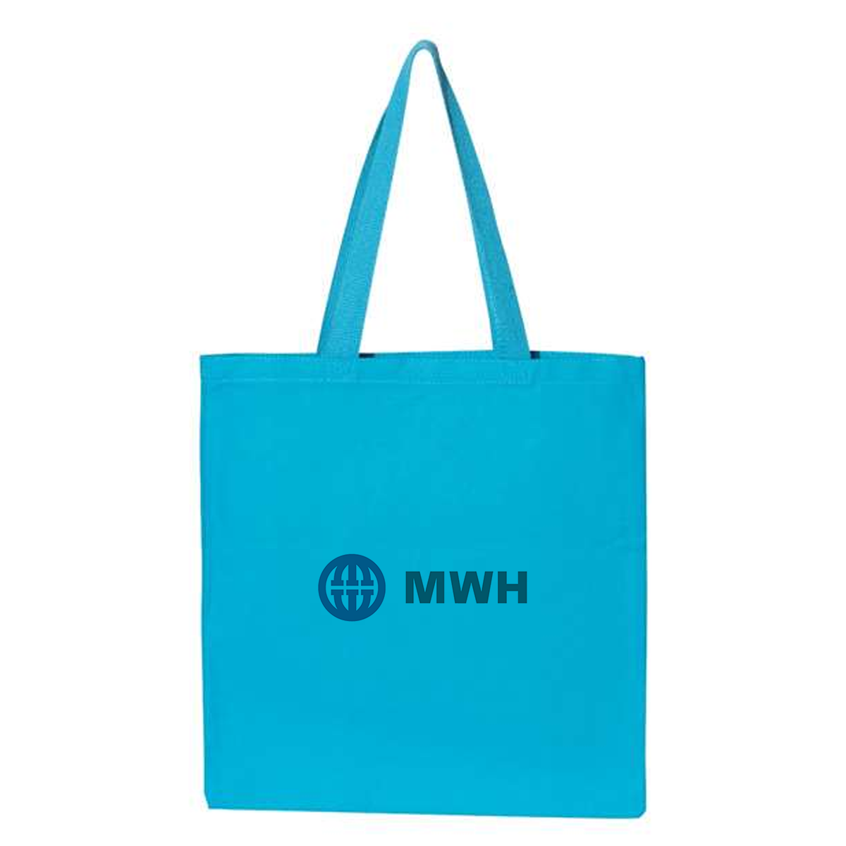 Custom Embroidered Promotional Tote Bag | Q-Tee Cotton Canvas