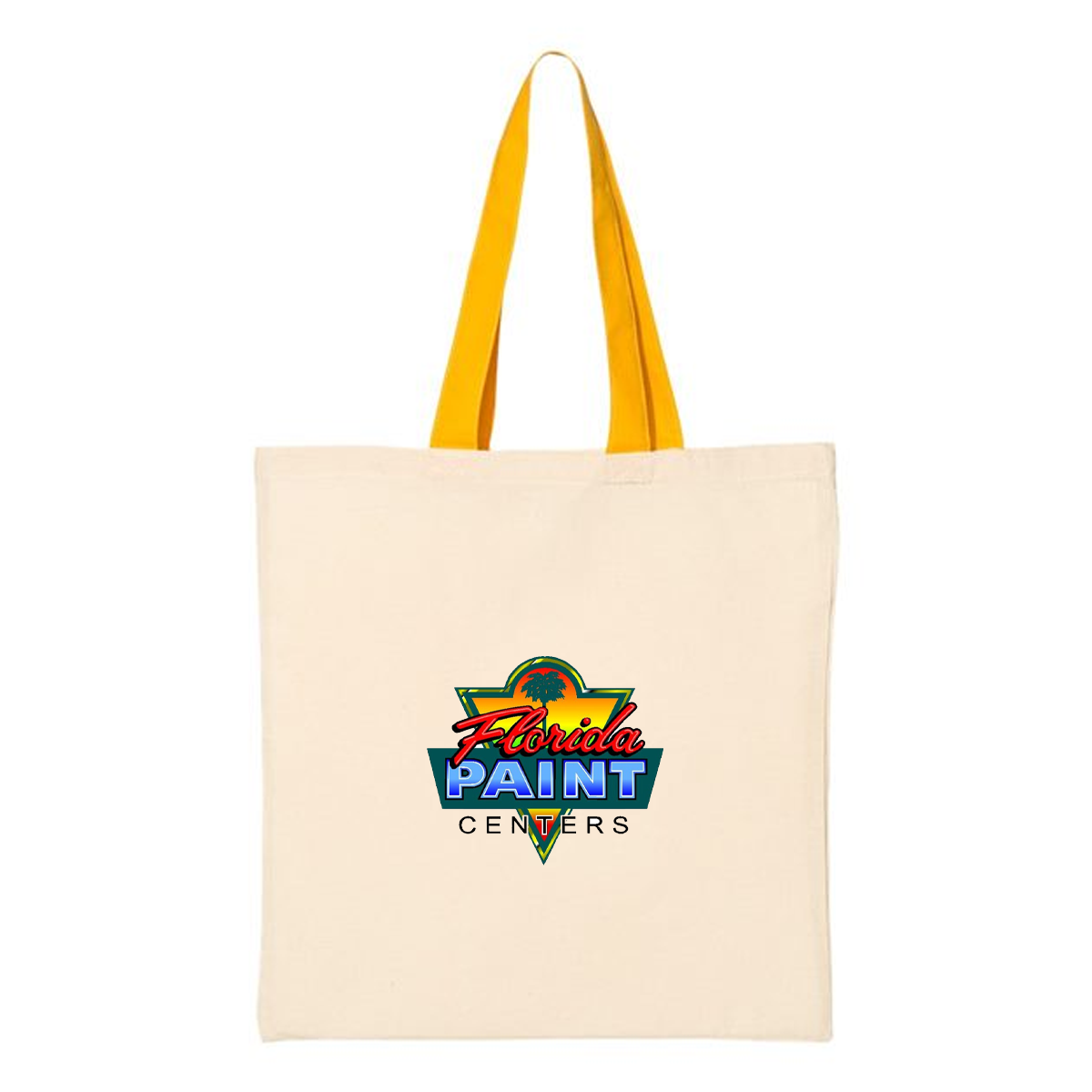 Economical Tote Bag with Color Handles