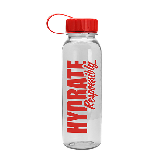 The Outdoorsman 24 oz. Tritan Renew bottle with Tethered lid, Full Color