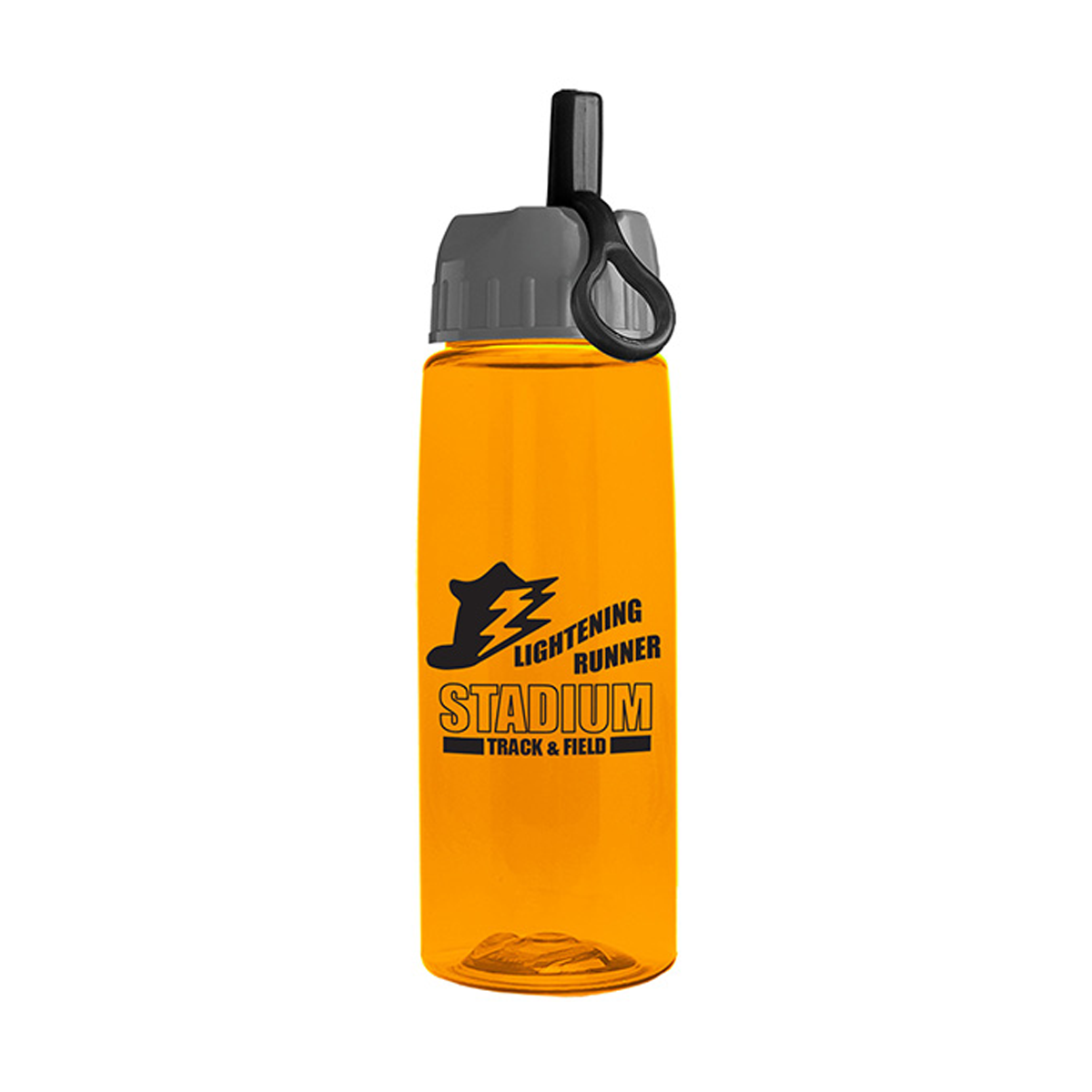 The Flair 26 oz. Bottle made with Tritan Renew Ring Straw lid, Full Color