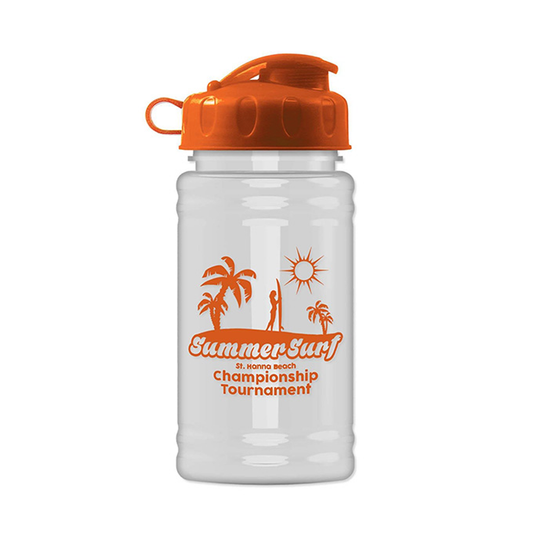 UpCycle Mini 16 oz. rPet Sports Bottle with Flip Lid, Screen Print