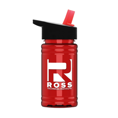 UpCycle Mini 16 oz. rPet Sports Bottle with Flip Straw Lid, Full Color