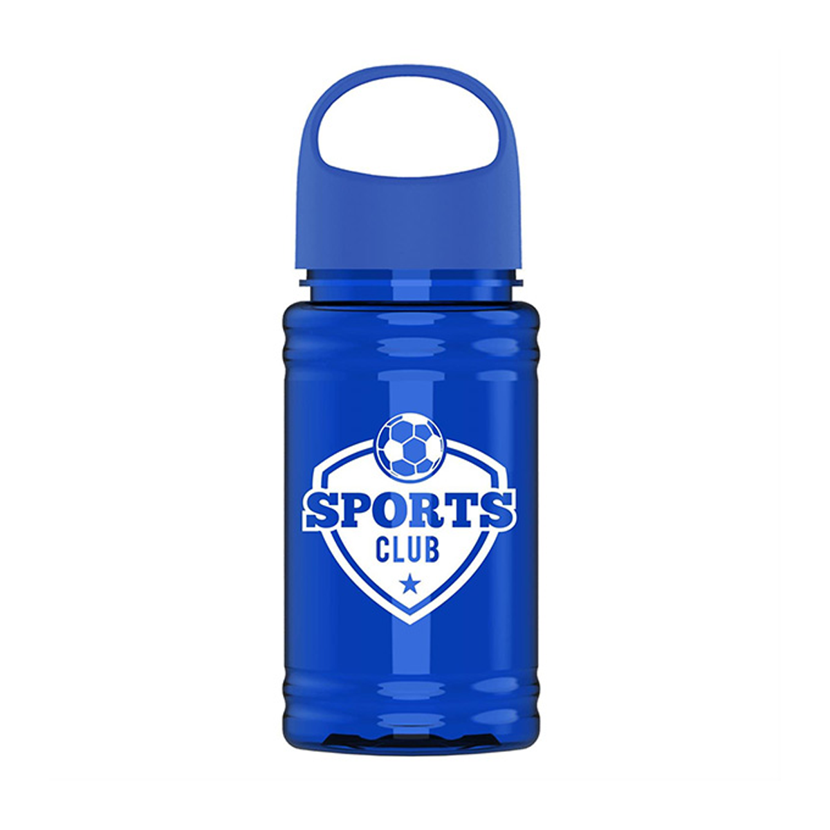 UpCycle Mini 16 oz. rPET Bottle with Oval Crest Lid, Screen Print