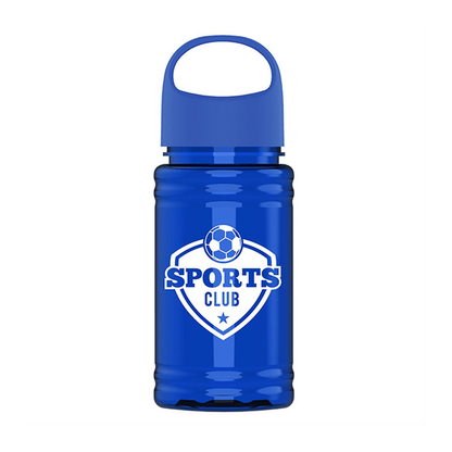 UpCycle Mini 16 oz. rPET Bottle with Oval Crest Lid, Screen Print
