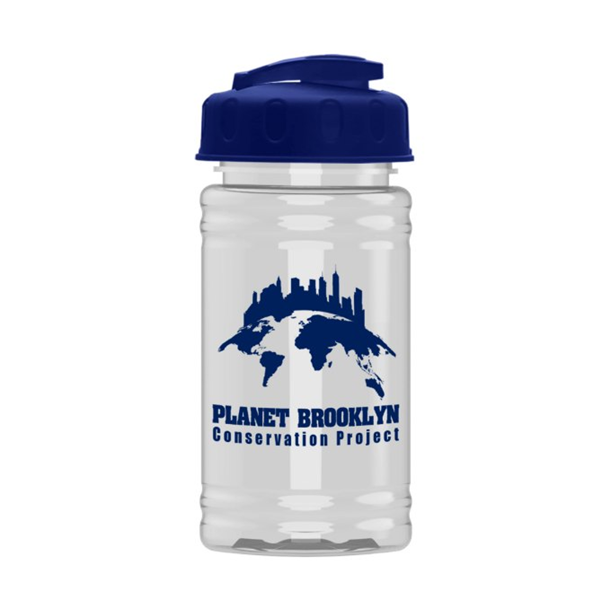 UpCycle Mini 16 oz. rPet Sports Bottle with USA Flip Lid, Screen Print