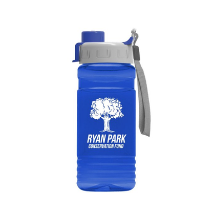 20 oz. UpCycle rPET Bottle With Quick Snap Lid, Screen Print