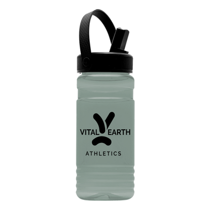 20 oz. UpCycle rPET Bottle Flip Straw Handle Swivel Lid, Screen Print