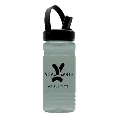 20 oz. UpCycle rPET Bottle Flip Straw Handle Swivel Lid, Screen Print