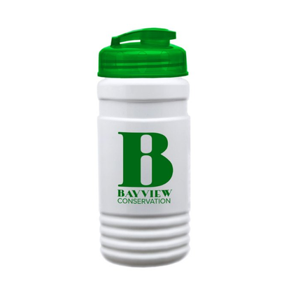 20 oz. UpCycle rPET Bottle USA Flip Top Lid, Screen Print