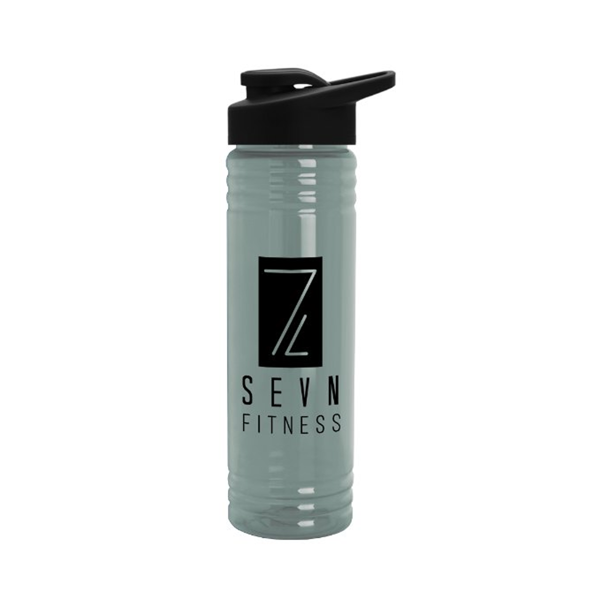 24 oz. Slim Fit UpCycle RPET Bottles with Drink-Thru Lid, Screen Print