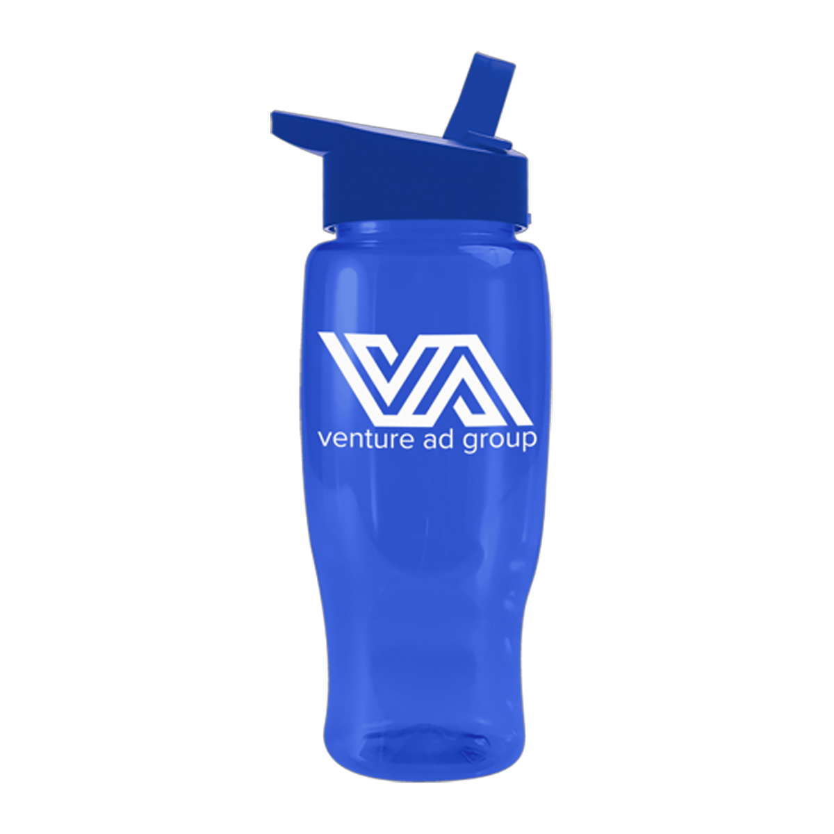 27oz. Slim Fit UpCycle RPET Bottles with Flip Straw Lid, Screen Print