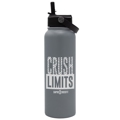 The Goliath 33 Oz. XL Stainless Tumbler with Flip Straw, Screen Print