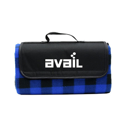 Blue + Black Checkered