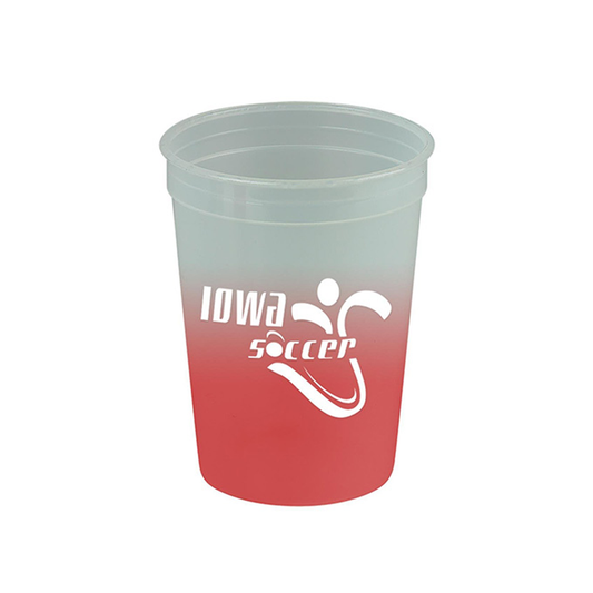 Cups-On-The-Go 12 oz. Cool Color Change Stadium Cup, Screen Print