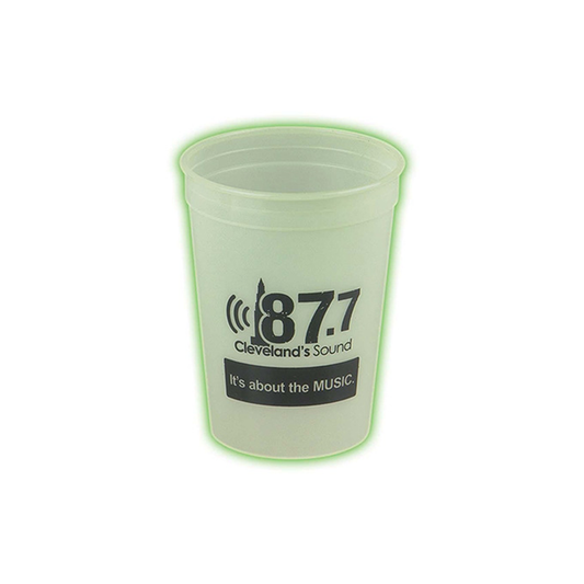Glow In The Dark 12 oz. Stadium Cup, Screen Print