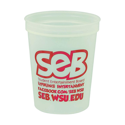 Glow In The Dark 16 oz. Stadium Cup, Screen Print