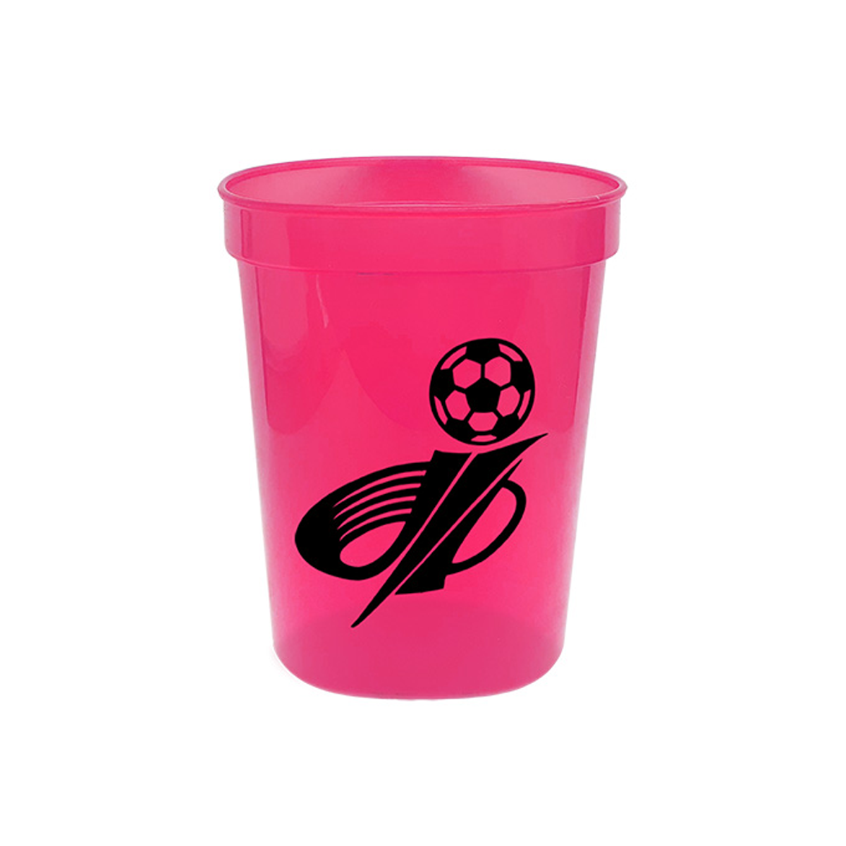 Cups-On-The-Go 16 oz. Translucent Stadium Cup, Screen Print