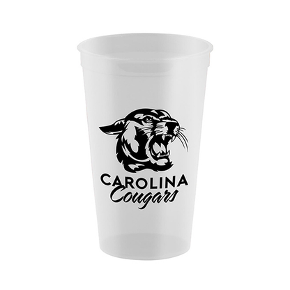 Cups-On-The-Go 22 oz. Translucent Stadium Cup, Screen Print