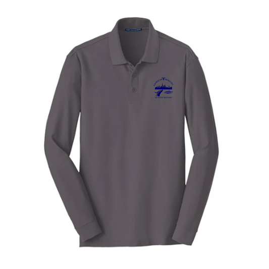 Port Authority® Long Sleeve Core Classic Pique Polo, Printed