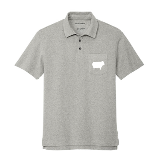 Port Authority® C-FREE ® Cotton Blend Pique Pocket Polo, Printed
