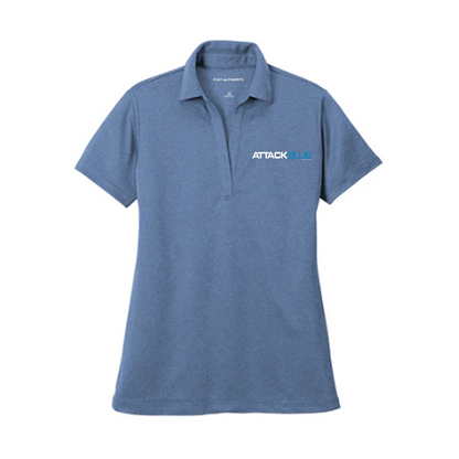 Port Authority® Women's Heathered Silk Touch™ Performance Polo, Printed
